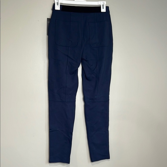 NWT G/Fore Double Knit Moto Pants Womens 0 Navy - Picture 8 of 11